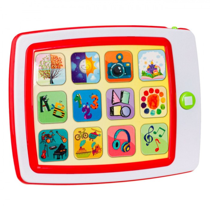 Tableta interactiva, Wave, cu lumini si sunete, plastic, + 6 luni