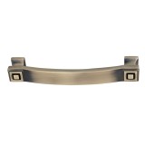 Maner pentru mobila, metalic, finisaj grafiat, M 487.78.39, M4 x 128 mm