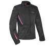 MBS Geaca textila impermeabila fete Oxford Iota 1.0, negru/roz, M/40, Cod Produs: TW19310112OX