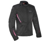 MBS Geaca textila impermeabila fete Oxford Iota 1.0, negru/roz, M/40, Cod Produs: TW19310112OX