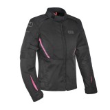 MBS Geaca textila impermeabila fete Oxford Iota 1.0, negru/roz, S/36, Cod Produs: TW19310108OX