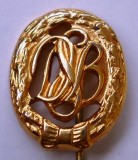 I.264 INSIGNA GERMANIA STICKPIN DSB DEUTSCHER SPORT BUND aurie 17,5/14,4mm, Europa