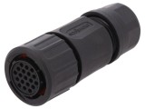 Conector circular mufă pe cablu 19 pini mamă fără contacte
