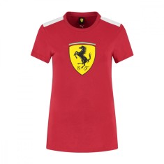 Ferrari tricou de dama Shield red F1 Team 2025 - XS
