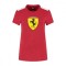 Ferrari tricou de dama Shield red F1 Team 2025 - M