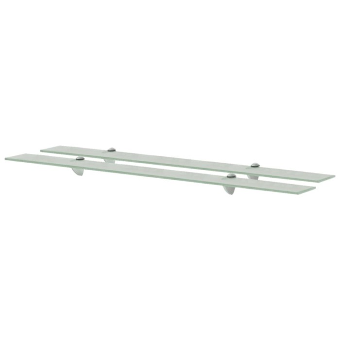 vidaXL Rafturi suspendate, 2 buc., 100 x 10 cm, sticlă, 8 mm 3051517