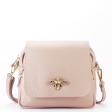 Cumpara ieftin Geanta mica roz din piele naturala 1502 122