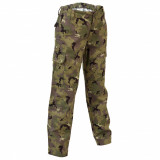 Pantalon 100 Rezistent Camuflaj Copii, Solognac