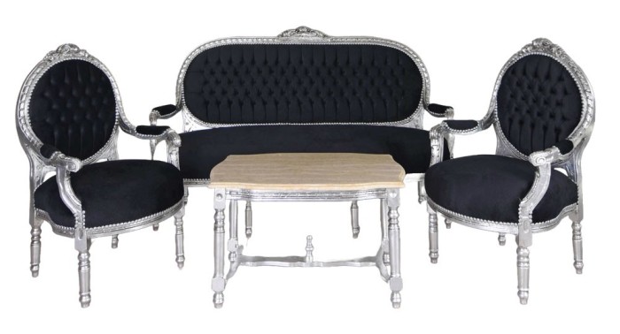 Set mobilier baroc pentru living CAT382E02