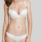 Briefs brazilieni din microfibra ?i dantela in spate, set 2 perechi, Gisela 1/0428 - Ivory, S