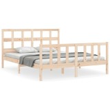 Cumpara ieftin Cadru de pat fara saltea, 160x200 cm, lemn masiv pin
