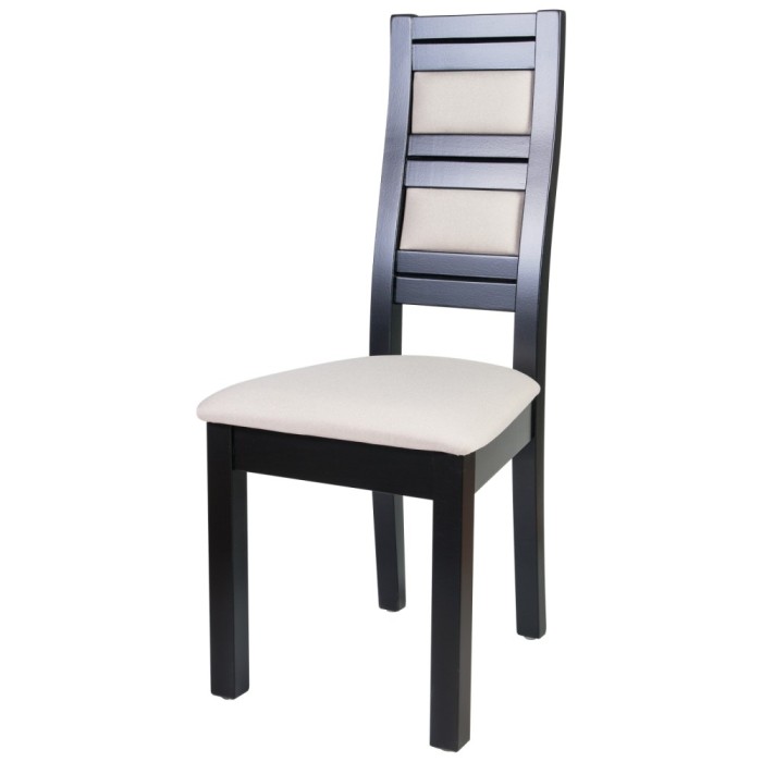 SCAUN ERGO CU SPATAR TAPITAT STOFA STANDARD - Wenge Negru