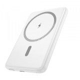 Baterie Externa Wireless HOCO J140A, 5000mAh, 20W, PD + FQI, 1 x QI - 1 x USB-C, Alba