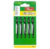 Set lame T119BO HCS pentru fierastrau pendular, taiere lemn (5 buc)