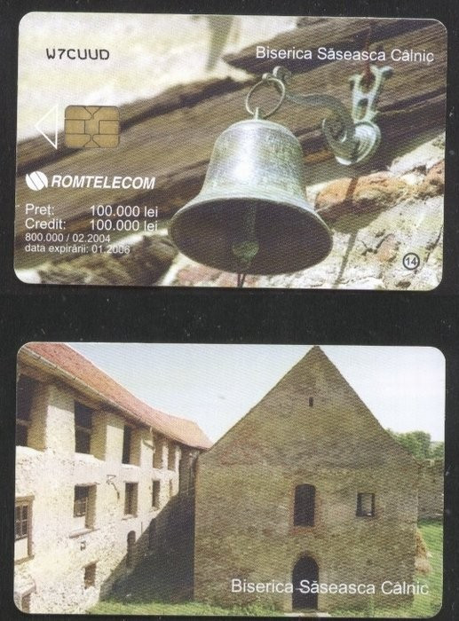 Romania 2004 Telephone card Churches CT.021