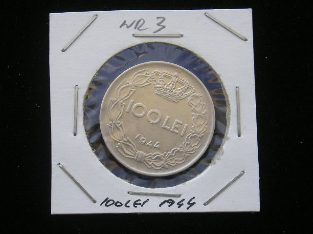 M1 C10 - Moneda foarte veche 71 - Romania - 100 lei 1944