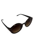 Ochelari de soare dama, UV400, Plastic, Maro, Oem