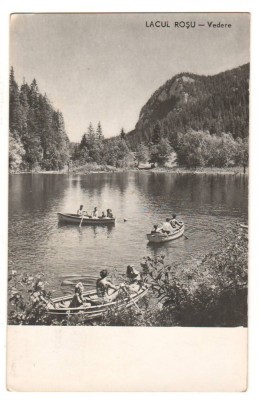CPIB 18054 CARTE POSTALA - LACU ROSU, VEDERE, RPR, BARCA foto