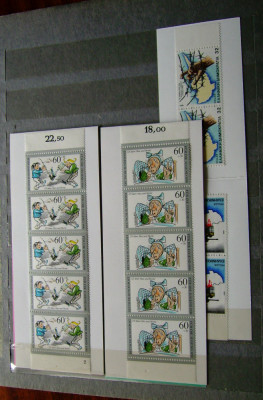 Carnete timbre straine 2 planse foto
