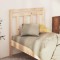 Gossi tablie de pat, 96x4x100 cm, lemn masiv de pin