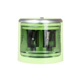 Ascutitoare Strigo dubla electrica pentru creioane,alimentare 4 baterii AA neincluse,verde deschis