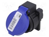 Conector alimentare AC PCE 2P PE 250VAC 10A IP55