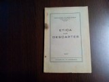 ETICA LUI DESCARTES - Alexandru Tilman-Timon - 1947, 68 p.