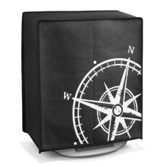 Husa de protectie pentru Thermomix TM6/TM5, Kwmobile, Negru/Alb, Plastic, 55449.02