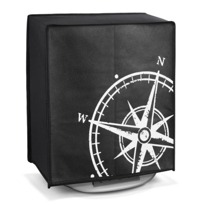 Husa de protectie pentru Thermomix TM6/TM5, Kwmobile, Negru/Alb, Plastic, 55449.02 foto
