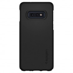 Husa Samsung Galaxy S10e, Spigen Thin Fit, Negru foto