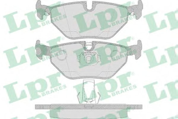 Set placute frana,frana disc BMW Seria 5 Touring (E39) (1997 - 2004) LPR 05P650