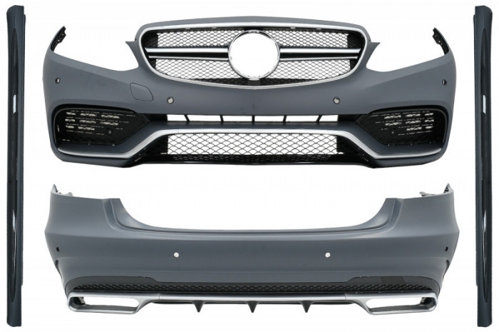 Kit Exterior Compatibil Cu Mercedes-Benz E-Class W212 Facelift 2013&rarr; E63 Design CBMBW212FAMG