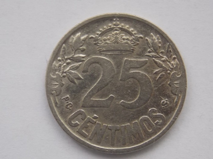 25 CENTIMOS 1925 SPANIA