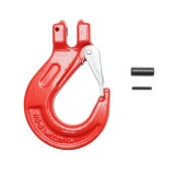 Carlig cu bolt si siguranta pentru lant zala 8 mm, sarcina maxima 2T