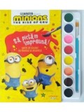 Cumpara ieftin Sa pictam impreuna! Carte de colorat cu pensula si acuarele. Minions. The Rise of Gru/***