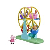 Figurina Peppa Pig cu Roata Parc distractie, set, ATU-083901, Oem