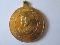 Medalia comemorativa in amintirea razboiului 1877-1878 Carol I-Craiova 1912 foto