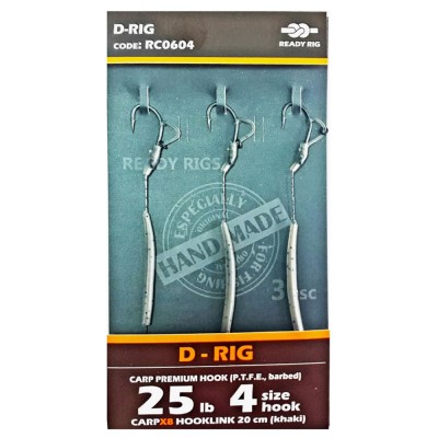 Rig Crap D-Rig 04 Orange Series 6 No.4 25lb 20cm, 3buc/pac foto