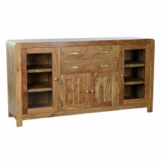 Servantă DKD Home Decor Auriu* Natural Salc&acirc;m 150 x 40 x 81 cm