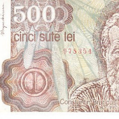 M1 - Bancnota Romania - 500 lei - emisiune aprilie 1991