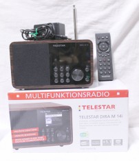 Aparat radio digital internet DAB+ FM Telestar Dira M 14i bluetooth telecomanda WiFi 15W