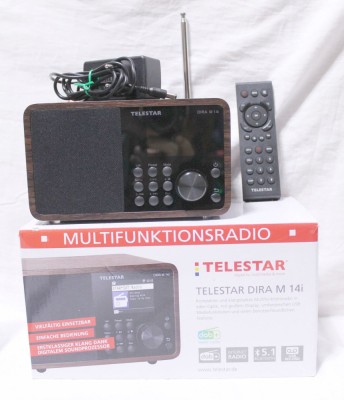 Aparat radio digital internet DAB+ FM Telestar Dira M 14i bluetooth telecomanda WiFi 15W foto