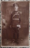 Ofiter roman, veteran WWI decorat cu Crucea Comemorativa// foto tip CP