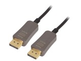 Cablu DisplayPort 1.4 Optic 15m Negru Metalic