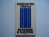 Aforisme si cugetari - Constantin Tsatsos, Univers