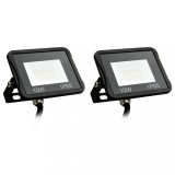 Proiectoare cu LED, 10 W, 2 buc., alb rece GartenMobel Dekor, vidaXL