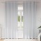 vidaXL Perdele cu perdele 2 pcs Gri deschis 225x140cm Poliester 4107350