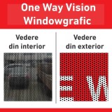 Folie Geam One Way Vision Window Graphic Autoadeziva Decorativa Publicitara