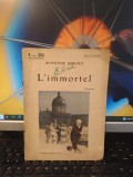 Alphonse Daudet, L&#039;immortel, E. Flammarion, editeur, il. F. Auer, c. 1920, 196