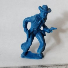 bnk jc KOHO - Figurine de plastic - Cowboy - albastru deschis - 6 cm